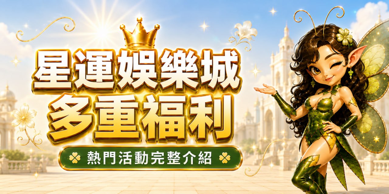 《好康領了嗎?星運娛樂城VIP滿滿福利全掌握》
